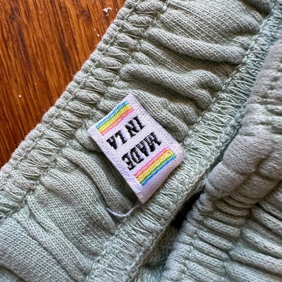 Big Bud Press Oversized Balloon Leg Jogger Sweatpants Women XS Green Mint. - Picture 6 of 8